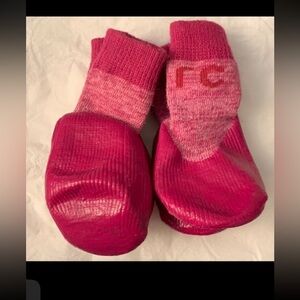 Hot pink/magenta PAWK dog boot/booties/slippers Size Medium-Large